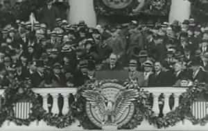 FDR's Great Speech - Sound by American Amplifier